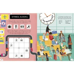 On The Plane Activity Book -Men Clothing Store 1qt on the plane activity book 2