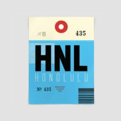 HNL Airportag Poster