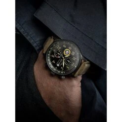 AVI-8 Hawker Hurricane Watch Gun Face/Brown -Men Clothing Store avi 8 hawker hurricane watch gun face brown 2