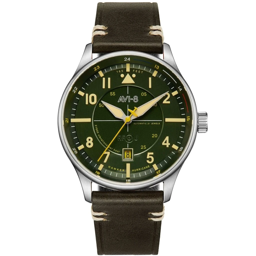 AVI-8 Hawker Hurricane Watch Hampshire Green 3 AVI-8 Hawker Hurricane Watch Hampshire Green