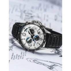 AVI-8 Hawker Meca Qtz Watch White Face/Black -Men Clothing Store avi 8 hawker meca qtz watch white face black 3