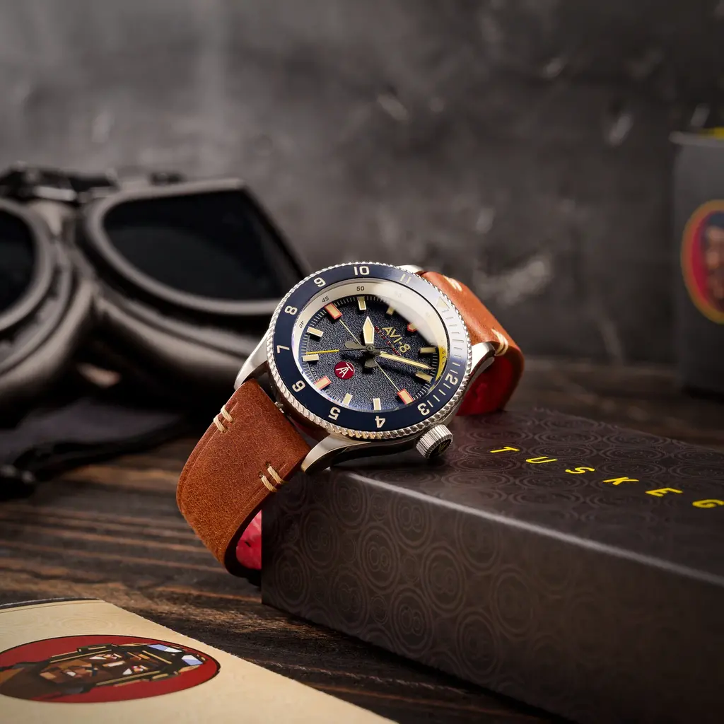 AVI-8 Tuskegee Airmen Ltd Edition Lucera Watch 6 AVI-8 Tuskegee Airmen Ltd Edition Lucera Watch - Image 4