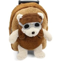 Aviator Bear Rolling Backpack -Men Clothing Store aviator bear rolling backpack 3