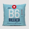 B6 Crew Pillow Cover
