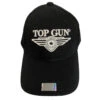 Cap: Top Gun 3D Wings Logo -Black -Men Clothing Store cap top gun 3d wings logo black