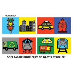 City Baby Crinkle Fabric Stroller Book 9 City Baby Crinkle Fabric Stroller Book -Men Clothing Store city baby crinkle fabric stroller book 3