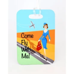 Come Fly With Me! Jenny Luggage Tag