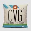 CVG Pillow Cover - Cincinnati -Men Clothing Store cvg pillow cover cincinnati