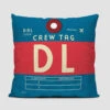 DL Crew Tag Pillow Cover -Men Clothing Store dl crew tag pillow cover