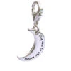 First Class Silver Moon Charm -Men Clothing Store first class silver moon charm