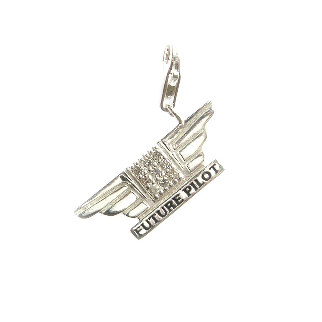 First Class Silver Wings Charm 3 First Class Silver Wings Charm