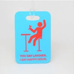 Happy Hour Luggage Tag