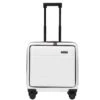 Hard Case Rolling Carry-On White -Men Clothing Store hard case rolling carry on white