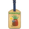 Hawaii By Jet, Mr. Pineapple Head Luggage Tag -Men Clothing Store hawaii by jet mr pineapple head luggage tag