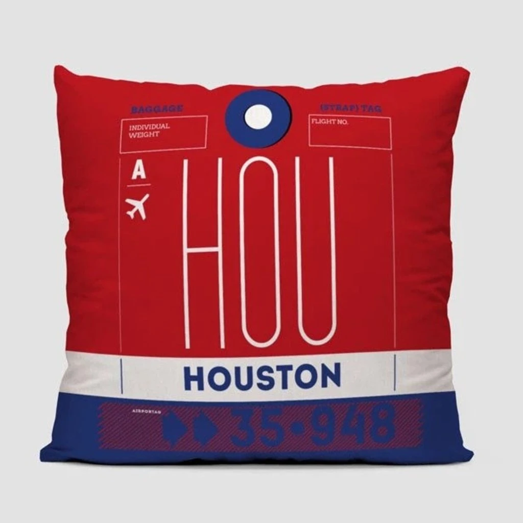 HOU Pillow Cover - Houston 3 HOU Pillow Cover - Houston