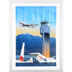 Denver Stapleton International Airport Art Print