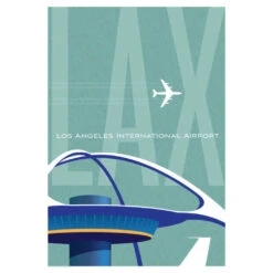 LAX Los Angeles International Airport Art Print
