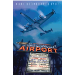 MIA Miami International Airport Art Print