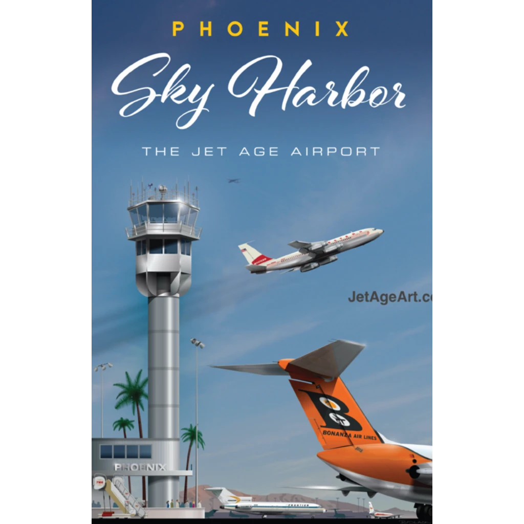 PHX Phoenix Sky Harbor Art Print 3 PHX Phoenix Sky Harbor Art Print