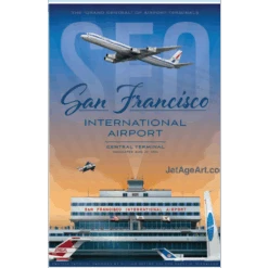 SFO San Francisco International Airport Art Print