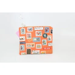 Bon Voyage Postage Stamp Coin Purse