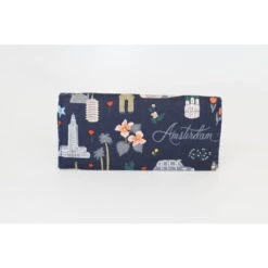 Bon Voyage World Traveler Handle Wrap Navy Luggage Handle Wrap