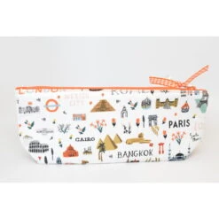 Pouch Bon Voyage World Traveler Pouch - Cream