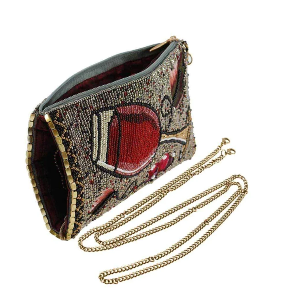 Mary Frances Cell Phone Crossbody - Vino 6 Mary Frances Cell Phone Crossbody - Vino - Image 4