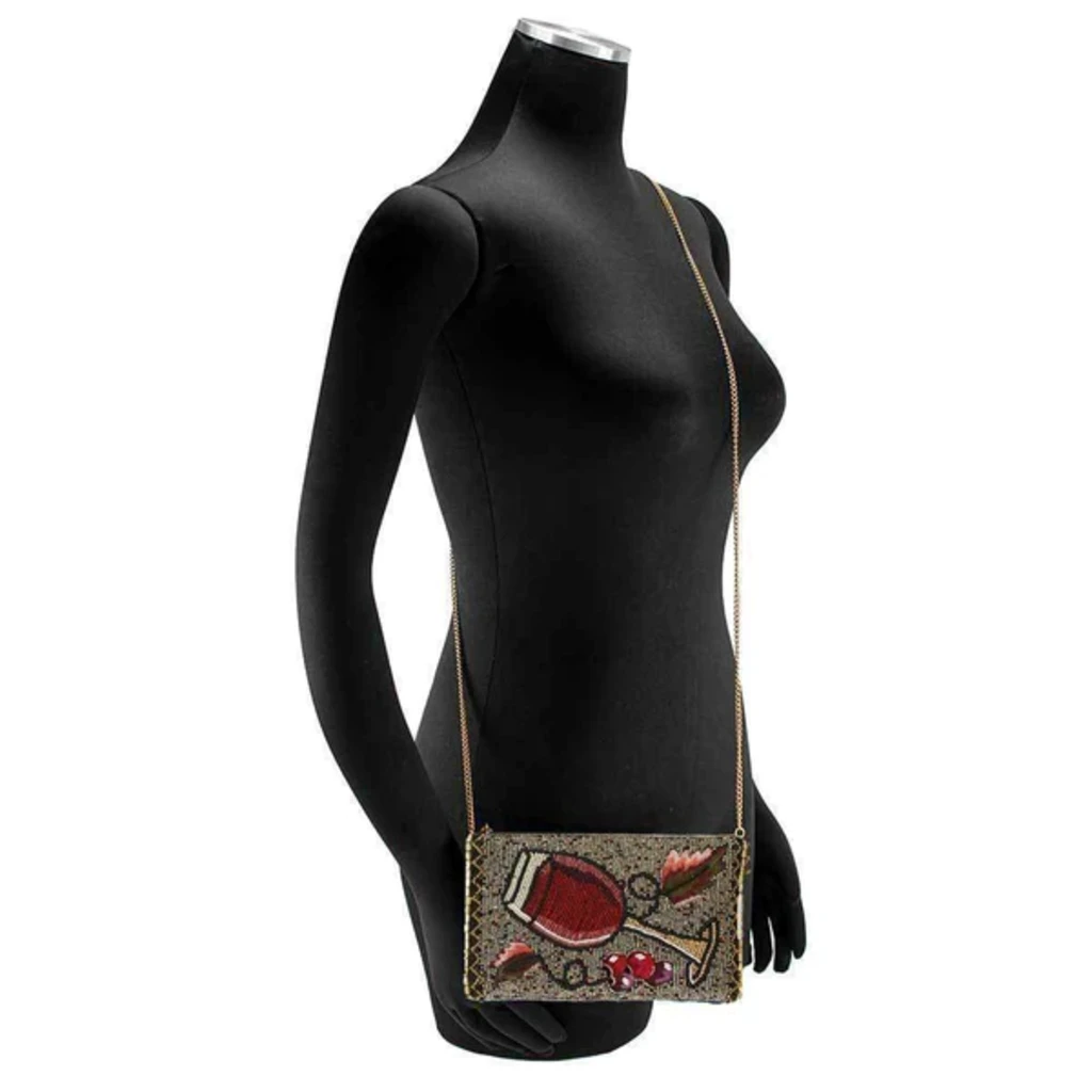 Mary Frances Cell Phone Crossbody - Vino 7 Mary Frances Cell Phone Crossbody - Vino - Image 5