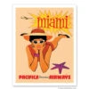 Miami Pacifica Airways Print 9x12 -Men Clothing Store miami pacifica airways print 9x12 1