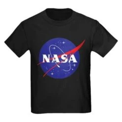 NASA Meatball Youth Black T-shirt