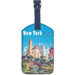 New York Central Park Manhattan Luggage Tag
