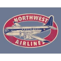 Northwest Airlines Stratocruiser Mens T-shirt -Men Clothing Store northwest airlines stratocruiser mens t shirt 2