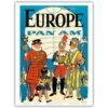 Pan Am Beefeater Guards Europe Print 9x12