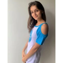 Pan Am Cold Shoulder Women's T-shirt -Men Clothing Store pan am cold shoulder womens t shirt 2