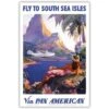 Pan Am Fly To The South Seas Isles Print 9x12 -Men Clothing Store pan am fly to the south seas isles print 9x12 1
