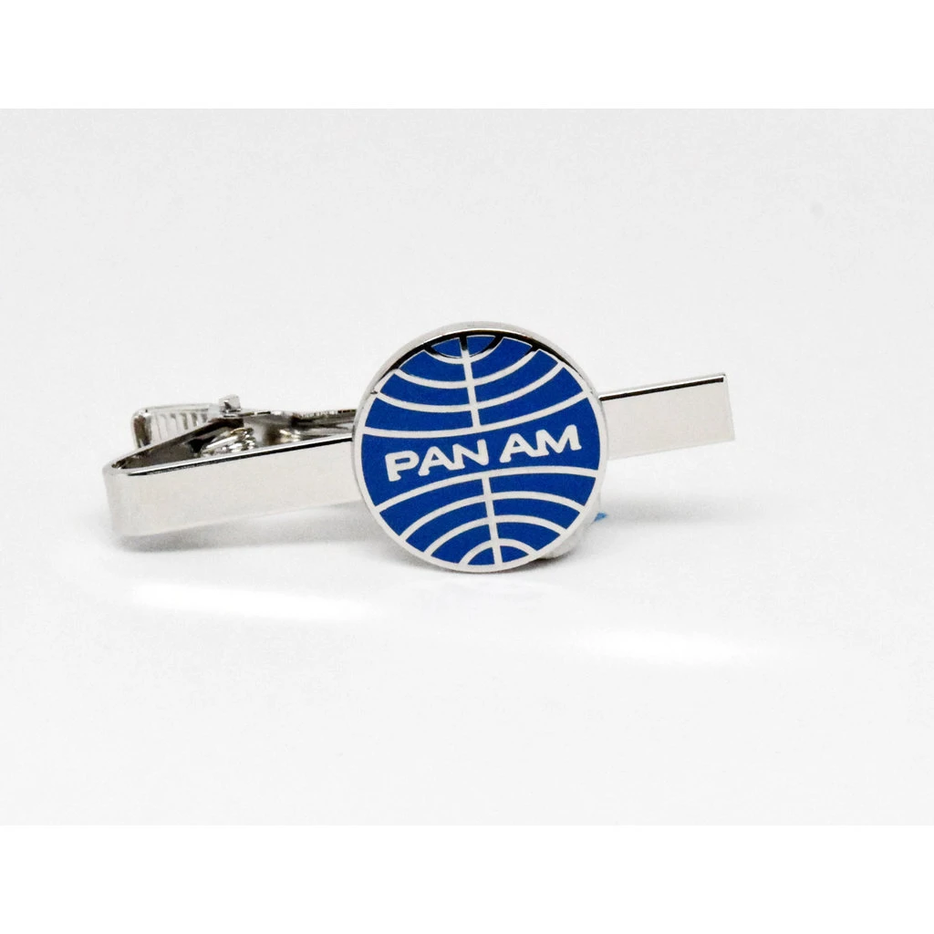 Pan Am Globe Logo Tiebar 3 Pan Am Globe Logo Tiebar