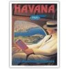 Pan Am Havana Cuba Print 9x12