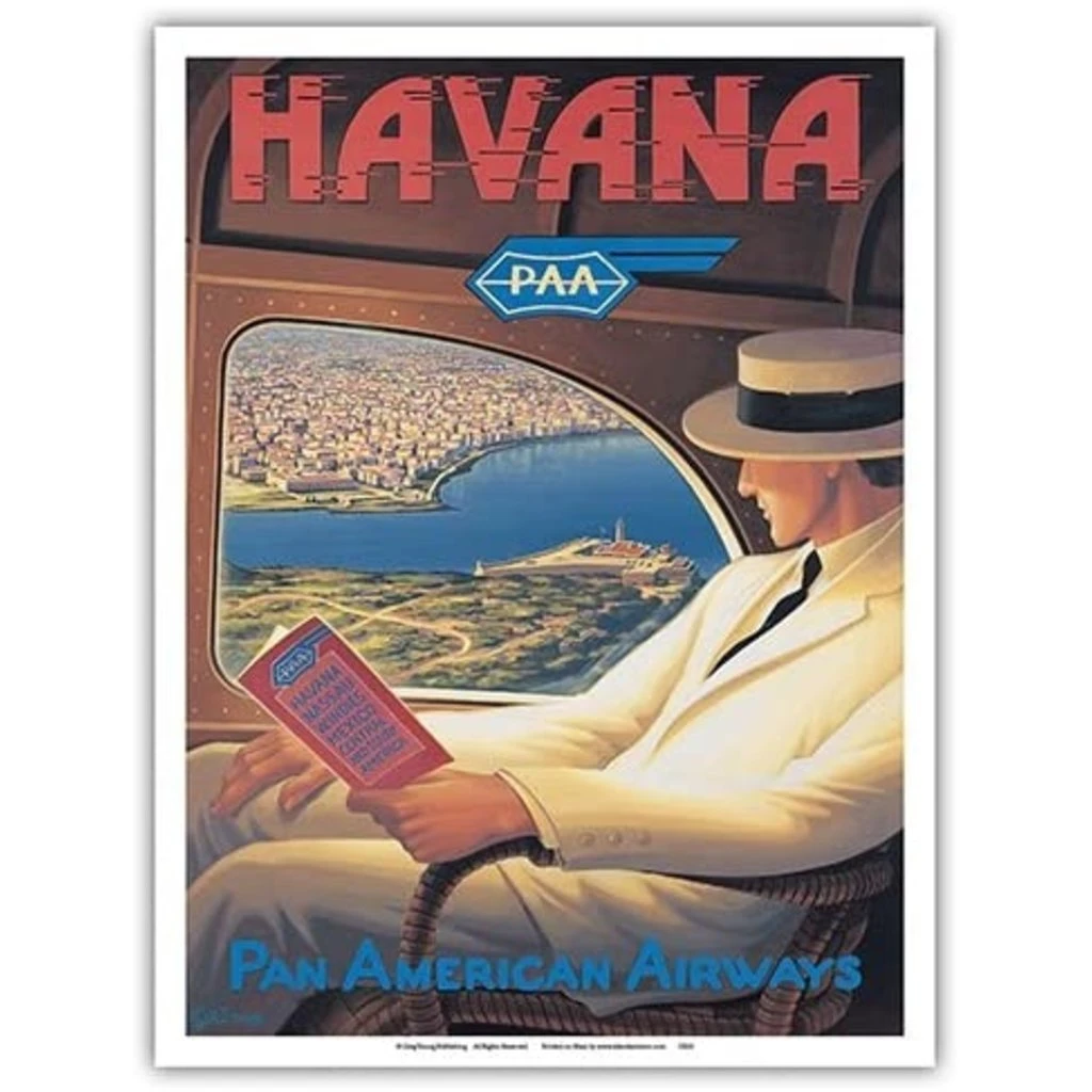 Pan Am Havana Cuba Print 9x12 3 Pan Am Havana Cuba Print 9x12