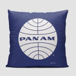 Pan Am Logo Pillow Cover - Dark Blue
