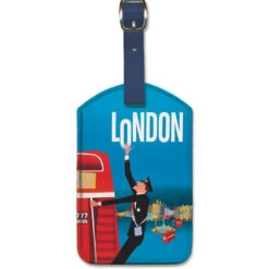 Pan Am London Double Decker Luggage Tag