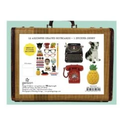 Phat Dog Vintage Shaped Notecard Portfolio -Men Clothing Store phat dog vintage shaped notecard portfolio 1