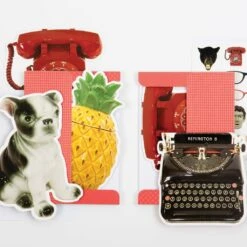 Phat Dog Vintage Shaped Notecard Portfolio -Men Clothing Store phat dog vintage shaped notecard portfolio 3