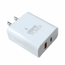 Plane Power Dual Port Wall Charger