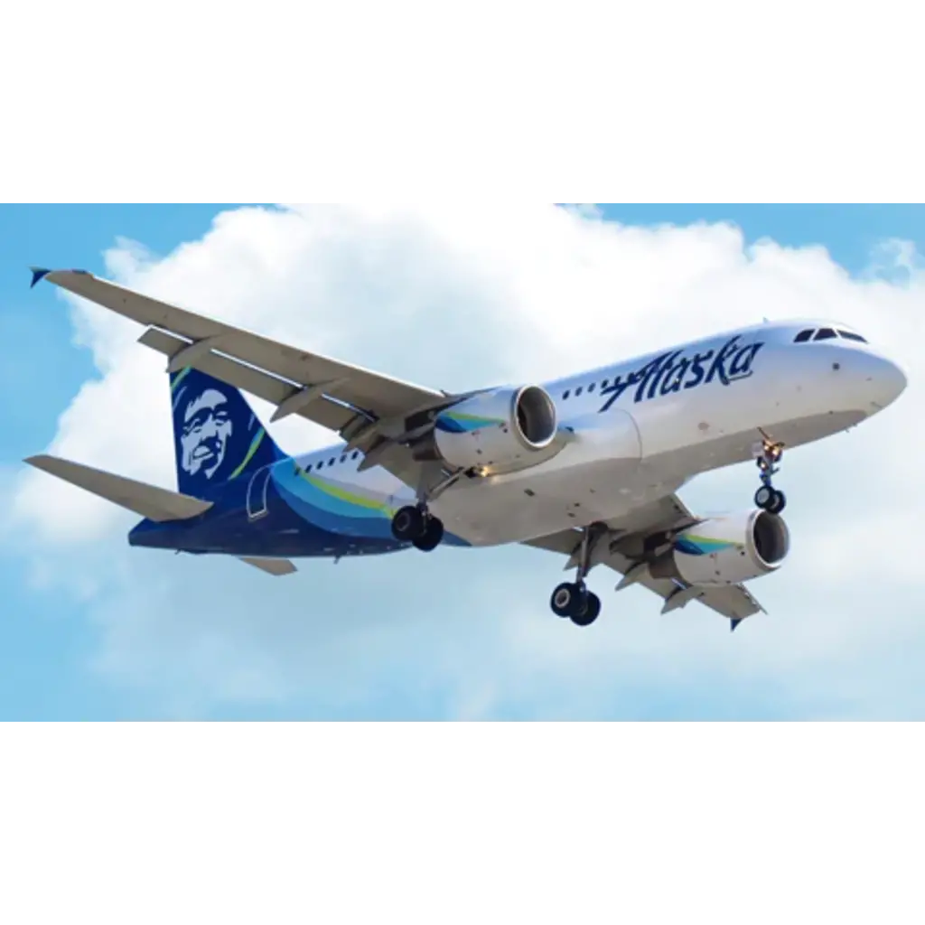 Plane Tag Alaska Airbus A319- Dark Blue 4 Plane Tag Alaska Airbus A319- Dark Blue - Image 2