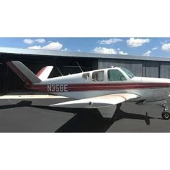 Plane TagBeechcraft Bonanza G35 - Red -Men Clothing Store plane tag beechcraft bonanza g35 red 2