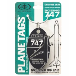 Plane Tag Boeing 747 Tail# N761SA - Black