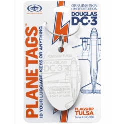 Plane Tag Douglas DC-3 Flagship Tulsa -Men Clothing Store plane tag douglas dc 3 flagship tulsa 2