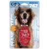 Plane Tags Pet Tag Boeing 747 - Red -Men Clothing Store plane tags pet tag boeing 747 red