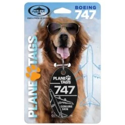 Plane Tags Pet Tag Boeing 747 - Red -Men Clothing Store plane tags pet tag boeing 747 red 2